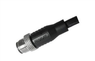 M12 UnShield Syth Gwryw A-Codio 4PIN PVC Cable 3.0M M12X1.0