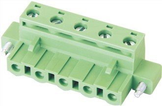 Plug Pitch 7.62mm Cysylltydd Benywaidd gyda fflans