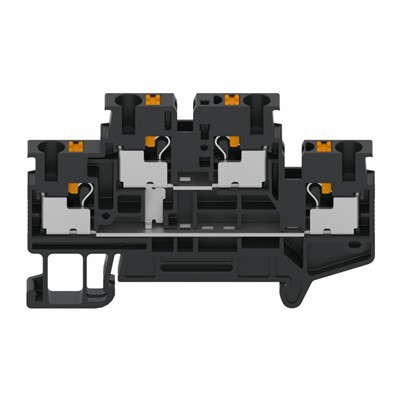 Bwydo Trwy Bloc Terfynell Din Rail 2.5 Mm2