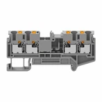 GWTHWCH I MEWN Cysylltydd Terfynell 2.5 Mm2 Dau Mewn Dau Allan